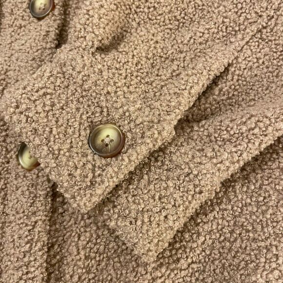 NWOT Abercrombie & Fitch Teddy Sherpa Coat / Shacket - XL - Picture 6 of 7